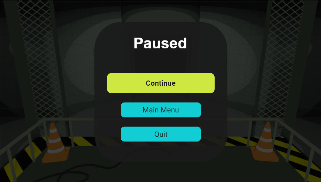 Pause menu (first to finished concept)